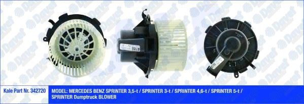 KALE 342720 Kalorifer Motoru Mb Sprinter 3.5-T / Sprinter 3-T / Sprinter 4.6-T / Sprinter 5-T / Sprinter Dumptruck (12v)